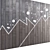 Child Room Wooden Wall Panel 3D model small image 3
