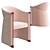 Chillax Low Chair: Ultimate Relaxation 3D model small image 1