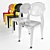 Sleek Stackable Armchair for Indoor/Outdoor Use 3D model small image 1