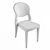 Sleek Stackable Armchair for Indoor/Outdoor Use 3D model small image 3