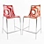 Swave Steel Stool: Modern Design 3D model small image 1