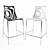 Swave Steel Stool: Modern Design 3D model small image 2