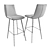 Palmer Gallery Bar Stool - Modern Elegance for Stylish Spaces 3D model small image 2
