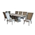Trump Home Dining Set 3D model small image 3