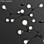 DNA Spiral Ceiling Light - Modern Brass and Glass Fixture 3D model small image 1