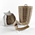 Elegant Home Decor Set 3D model small image 1
