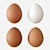 Egg Bowl - Procedural & Raster Textures 3D model small image 2
