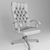 ErgoFlex Richard Extra Office Chair 3D model small image 2
