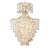 Elegant Dripping Capiz Chandelier 3D model small image 1