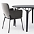 Elegant ROLF BENZ Dining Set 3D model small image 2