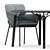 Elegant ROLF BENZ Dining Set 3D model small image 9