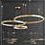 Elegant Cruise Ring Chandelier 3D model small image 1