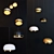 Contemporary Molly Chandelier: LED, 2700k, 1600-2400 Lumens 3D model small image 1