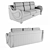 Juliet's Divine Sofa 3D model small image 2