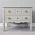 Beechwood Transition Chest - Antique Metal Handles 3D model small image 1