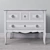 Beechwood Transition Chest - Antique Metal Handles 3D model small image 2