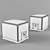 Luxury Ferris Rafauli Pouf 3D model small image 2
