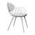 Sleek Magis Pina Chair 3D model small image 2