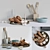 Scandinavian Kitchen Decor Set 3D model small image 1