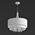 Antique Brass 6-Light Pendant: Nor 3D model small image 2