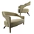 Brabbu Tellus Sofa: Strong and Contemporary Design 3D model small image 1