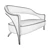 Brabbu Tellus Sofa: Strong and Contemporary Design 3D model small image 3
