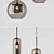 Industrial Amber Pendant Light 3D model small image 3