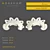 RODECOR 02002RC: Exquisite Polymeric Gypsum Decor 3D model small image 1