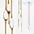 Luxury Intricacy: Il Pezzo 12 Chandelier 3D model small image 1