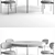 Versatile 430 Chair & Table 3D model small image 3