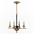 Ethnic Elegance Chandelier 3D model small image 1