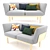 Modular Alki EGON 2 Sofa: Versatile Design 3D model small image 1