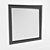 Elegant Croco Mirror - Luxurious Reflection 3D model small image 1