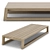 Rustic Elegance: RH Sebastian Coffee Table 3D model small image 1