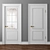 Parisian Elegance: Volkhovets Two-Fold Door 3D model small image 2
