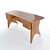 Italian Mid-Century Desk 3D model small image 1