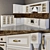 Modern Bergonzi Kitchen Set 3D model small image 1