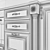 Modern Bergonzi Kitchen Set 3D model small image 3