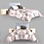 Pink Dream Bed: Stunning 3DsMax Model 3D model small image 1