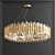 Elegant LED Crystal Chandelier 3D model small image 1