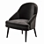 Elegant DA VINCI Armchair - SF4T 3D model small image 1