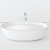 Luxury Round Freestanding Bathtub 3D model small image 3
