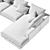 FLEXFORM CAMPIELLO Sofa - 334см x 217см x 86см 3D model small image 3