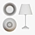 Crystallux Conte LG1 Table Lamp 3D model small image 2