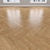 Oak Parquet: Herringbone, Linear, & Chevron 3D model small image 2