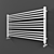 Sleek Stick Level Heated Towel Rail 3D model small image 3