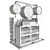 Craft Beer Exhibitor Table 3D model small image 3