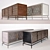 Elegant Glass Credenza by John Pomp 3D model small image 2