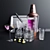 Title: Elegant Crystal Barware Set 3D model small image 1
