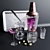 Title: Elegant Crystal Barware Set 3D model small image 2